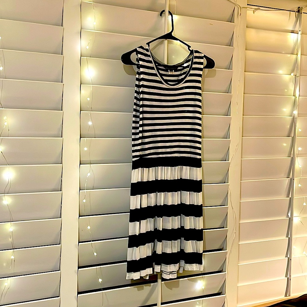 French Connection stripe summer mini dress